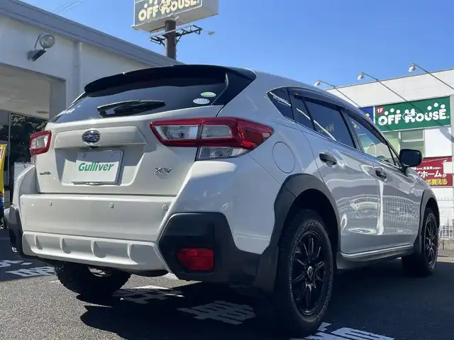 スバル インプレッサ ＸＶ 2．0i－S アイサイト 長崎県 2019(平31)年 3.6万km クリスタルホワイトP 純正SDナビDIATONESOUND/（フルセグ、AM、FM、BTオーディオ、CD）/バックカメラ/サイドカメラ/ステアリングスイッチ/MT付きAT/パドルシフト/DN席パワーシート/LDA/アイサイト/RAB/BSM/SRH/追従クルーズコントロール/電子サイドブレーキ/アイドリングストップ/オートライト/ETC/純正フロアマット/ドアバイザー/LED　Liner/ブロックタイヤ　GEOLANDAR X-AT/社外AW　AZsports/取扱説明書/保証書