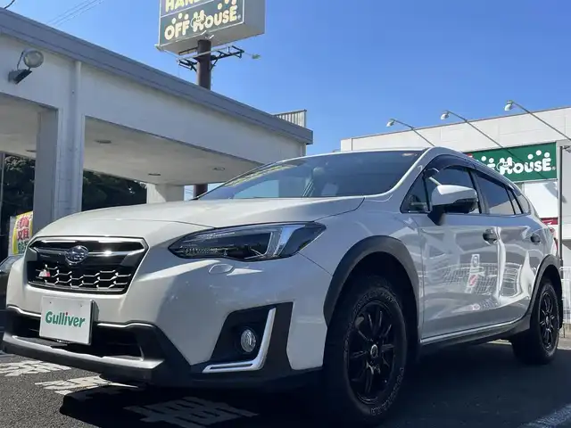 スバル インプレッサ ＸＶ 2．0i－S アイサイト 長崎県 2019(平31)年 3.6万km クリスタルホワイトP 純正SDナビDIATONESOUND/（フルセグ、AM、FM、BTオーディオ、CD）/バックカメラ/サイドカメラ/ステアリングスイッチ/MT付きAT/パドルシフト/DN席パワーシート/LDA/アイサイト/RAB/BSM/SRH/追従クルーズコントロール/電子サイドブレーキ/アイドリングストップ/オートライト/ETC/純正フロアマット/ドアバイザー/LED　Liner/ブロックタイヤ　GEOLANDAR X-AT/社外AW　AZsports/取扱説明書/保証書