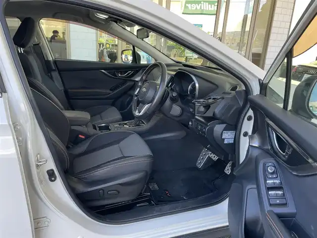 スバル インプレッサ ＸＶ 2．0i－S アイサイト 長崎県 2019(平31)年 3.6万km クリスタルホワイトP 純正SDナビDIATONESOUND/（フルセグ、AM、FM、BTオーディオ、CD）/バックカメラ/サイドカメラ/ステアリングスイッチ/MT付きAT/パドルシフト/DN席パワーシート/LDA/アイサイト/RAB/BSM/SRH/追従クルーズコントロール/電子サイドブレーキ/アイドリングストップ/オートライト/ETC/純正フロアマット/ドアバイザー/LED　Liner/ブロックタイヤ　GEOLANDAR X-AT/社外AW　AZsports/取扱説明書/保証書