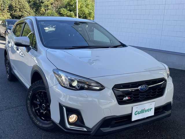 スバル インプレッサ ＸＶ 2．0i－S アイサイト 長崎県 2019(平31)年 3.6万km クリスタルホワイトP 純正SDナビDIATONESOUND/（フルセグ、AM、FM、BTオーディオ、CD）/バックカメラ/サイドカメラ/ステアリングスイッチ/MT付きAT/パドルシフト/DN席パワーシート/LDA/アイサイト/RAB/BSM/SRH/追従クルーズコントロール/電子サイドブレーキ/アイドリングストップ/オートライト/ETC/純正フロアマット/ドアバイザー/LED　Liner/ブロックタイヤ　GEOLANDAR X-AT/社外AW　AZsports/取扱説明書/保証書