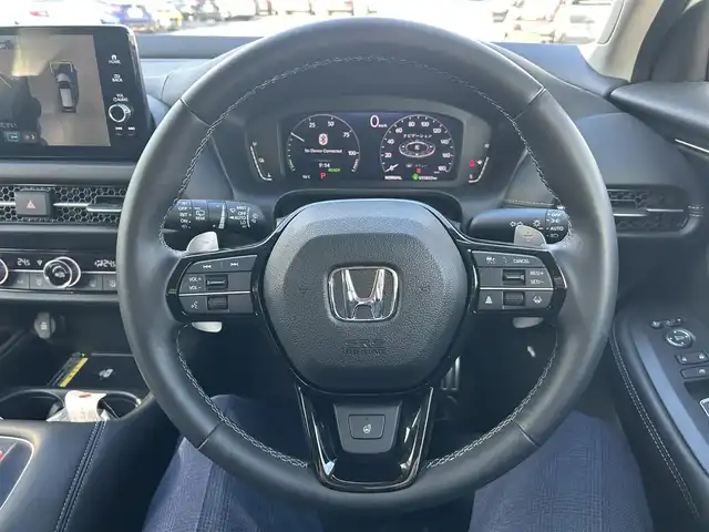 ホンダ ＺＲ－Ｖ ハイブリッド e:HEV Z 岡山県 2023(令5)年 1.6万km プラチナホワイトパール 登録時走行距離15833km/BOSEサウンドシステム/純正ナビ（AM.FM.TV.BT.CarPlay）/全方位カメラ/パワーバックドア/ホンダセンシング/・衝突軽減ブレーキ/・車線維持支援システム/・アダプティブクルーズコントロール/・踏み間違い衝突軽減システム/・ブラインドスポットモニター/・パーキングセンサーシステム/D/N席シートヒーター/D/N席パワーシート/ワイヤレス充電/前後ドライブレコーダー/ステアリングヒーター/LEDヘッドライト