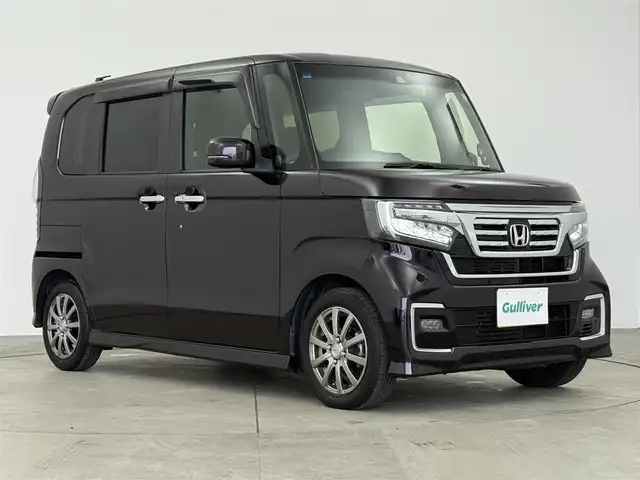 ホンダ Ｎ ＢＯＸ カスタム L 愛知県 2021(令3)年 3.3万km プレミアムベルベットパープル・パール ・Ｇａｔｈｅｒｓナビ/・バックカメラ/・ホンダセンシング/・アダプティブクルーズコントロール/・シートヒーター/・ドライブレコーダ/・ステアリングリモコン/・片側パワースライドドア/・プッシュスタート/・スマートキー/・LEDヘッドライト/・フォグライト/・アルミホイール
