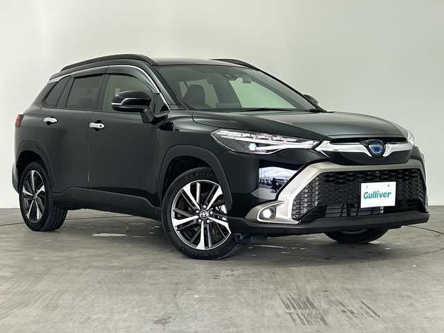 トヨタ カローラ クロス ハイブリッド Z 三重県 2022(令4)年 3万km アティチュードブラックマイカ /禁煙車//純正ディスプレイオーディオ/（USB.BT.AppleCarPlay.AndroidAuto）//全方位カメラ//トヨタセーフティセンス//レーダークルーズコントロール//前席シートヒーター//ETC//パワーバックドア//BSM//オートハイビーム//ルーフレール//ワイヤレスチャージャー