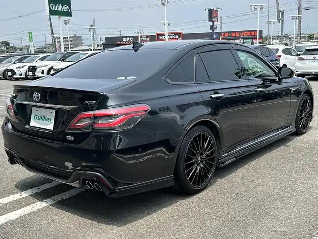 トヨタ クラウン ハイブリッド RS アドバンス 徳島県 2019(令1)年 3.9万km プレシャスブラックパール ＴＲＤエアロ/安全装備/・ＢＳＭ/・ＨＵＤ/・ＲＣＴＡ/・ＬＴＡ/・ＲＳＡ/・ＰＣＳ/黒革シート/純正ナビ/(ＣＤ　ＤＶＤ　ＢＴ　ＵＳＢ　フルセグＴＶ)/全方位カメラ/シートヒーター　/エアシート/ハンドルヒーター/ドラレコ