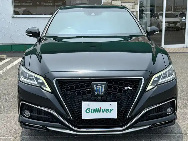 トヨタ クラウン ハイブリッド RS アドバンス 徳島県 2019(令1)年 3.9万km プレシャスブラックパール ＴＲＤエアロ/安全装備/・ＢＳＭ/・ＨＵＤ/・ＲＣＴＡ/・ＬＴＡ/・ＲＳＡ/・ＰＣＳ/黒革シート/純正ナビ/(ＣＤ　ＤＶＤ　ＢＴ　ＵＳＢ　フルセグＴＶ)/全方位カメラ/シートヒーター　/エアシート/ハンドルヒーター/ドラレコ