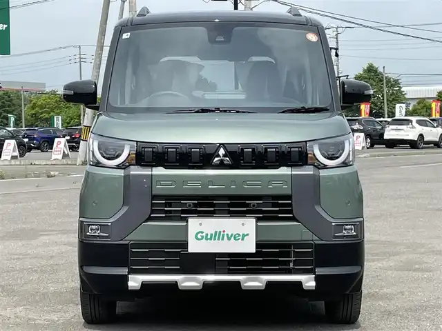 三菱 デリカミニ T プレミアム 道央・札幌 2025(令7)年 0.1万km未満 緑Ｍ ４WD/ワンオーナー/純正ディスプレイオーディオ/AM/FM/BT/MI-PILOT/衝突被害軽減ブレーキ/横滑り防止装置/レーダークルーズコントロール/ダウンヒルアシストコントロール/レーンキープアシスト/クリアランスソナー/マルチアラウンドモニター/デジタルインナーミラー/アイドリングストップ/両側パワースライドドア/前席シートヒーター/ハーフレザーシート/革巻きステアリング/ステアリングリモコン/パドルシフト/ハンドルヒーター/電動パーキング/オートブレーキホールド/プッシュスタート/スマートキー/LEDヘッドライト/オートライト/フォグランプ/ヘッドライトレベライザー/電動格納ミラー/ウィンカーミラー/スペアキー