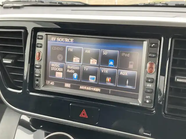 日産 デイズ ルークス ハイウェイスターX Gパッケージ 鳥取県 2017(平29)年 3.4万km ブラック 純正ナビ/フルセグ/CD/DVD/BT/アラウンドビューカメラ/ETC/前後ドライブレコーダー/両側パワースライドドア/エマージェンシーブレーキ/LEDヘットライト/純正15インチアルミホイール/プッシュエンジンスタート/ルーフサーキュレーター/リヤロールサンシェード/スマートキー×２/アイドリングストップ/純正フロアマット/ドアバイザー