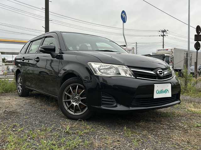 トヨタ カローラ フィールダー 1．5X 福島県 2013(平25)年 11.6万km ブラックマイカ 禁煙車/純正ナビ(AM/FM/CD/DVD/BT)/フルセグTV/エンジンスターター/バックカメラ/ETC/純正フロアマット/純正ドアバイザー