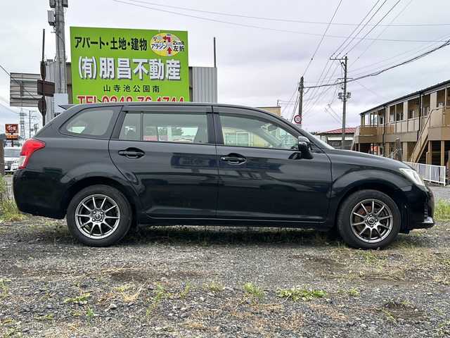 トヨタ カローラ フィールダー 1．5X 福島県 2013(平25)年 11.6万km ブラックマイカ 禁煙車/純正ナビ(AM/FM/CD/DVD/BT)/フルセグTV/エンジンスターター/バックカメラ/ETC/純正フロアマット/純正ドアバイザー