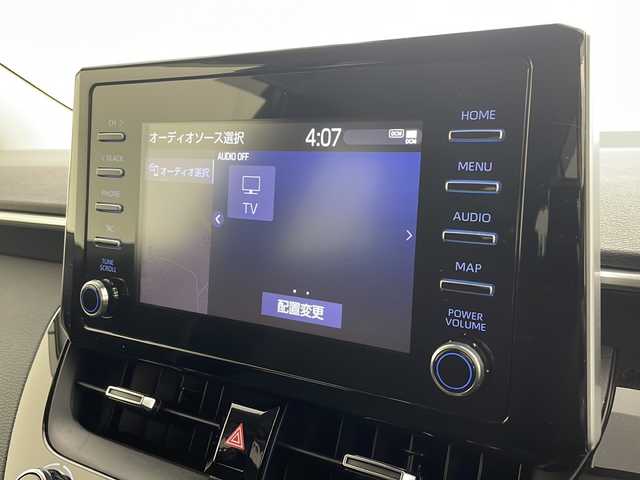 トヨタ カローラツーリング ハイブリッド G－X プラス 千葉県 2021(令3)年 2.4万km ブラックマイカ セーフティセンス/・プリクラッシュセーフティ/・レーントレーシングアシスト/・全車速追従機能レーダークルーズ/・オートマチックハイビーム/・ロードサインアシスト/純正ディスプレイナビ/・フルセグTV/・Bluetooth接続/スマートキー/プッシュスタート/LEDヘッドライト/フォグランプ/ヘッドライトレベライザー