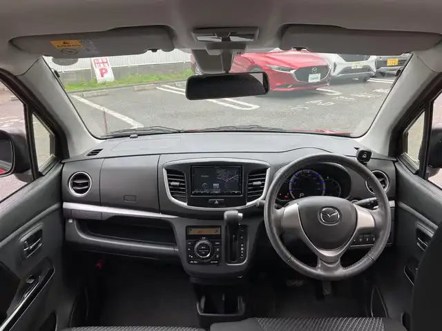マツダ フレア カスタムスタイル XS 埼玉県 2013(平25)年 1.3万km フェニックスレッドP ワンオーナー/バックカメラ/前後コーナーセンサー/社外ナビ・オーディオ（KENWOOD）/（地デジTV/BT/CD/DVD/FM/AM）/衝突被害軽減ブレーキ/アイドリングストップ/オートライト/フォグライト/プッシュスタート/電動格納ミラー/スマートキー（スペアキーあり）/車両取説、ナビ取説あり/純正フロアマット
