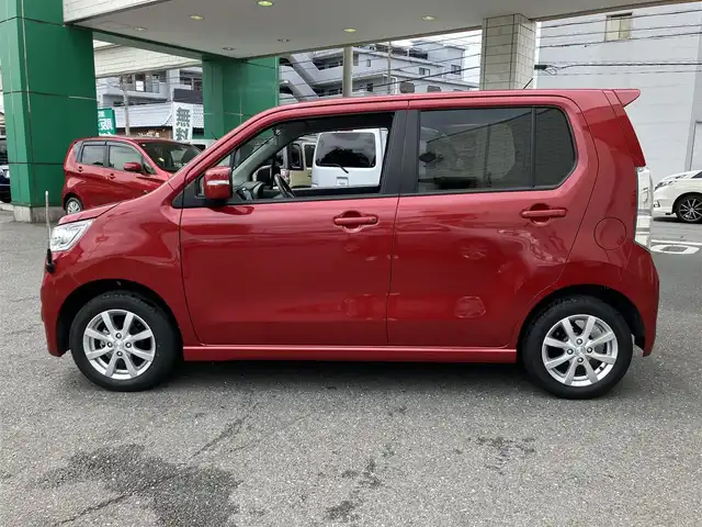 マツダ フレア カスタムスタイル XS 埼玉県 2013(平25)年 1.3万km フェニックスレッドP ワンオーナー/バックカメラ/前後コーナーセンサー/社外ナビ・オーディオ（KENWOOD）/（地デジTV/BT/CD/DVD/FM/AM）/衝突被害軽減ブレーキ/アイドリングストップ/オートライト/フォグライト/プッシュスタート/電動格納ミラー/スマートキー（スペアキーあり）/車両取説、ナビ取説あり/純正フロアマット