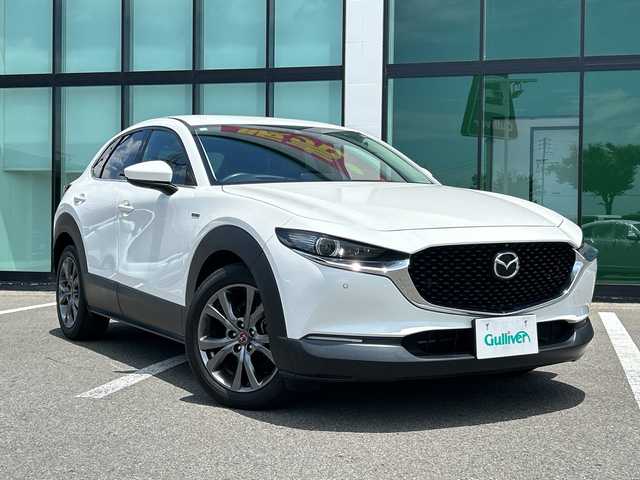 マツダ ＣＸ－３０ XD 100周年特別記念車 和歌山県 2020(令2)年 2.1万km スノーフレイクホワイトパールマイカ 純正10.25インチナビ/フルセグTV/360°ビューモニター/BOSEプレミアムサウンド/(BT/CD/DVD/HDMI)/衝突軽減ブレーキ/レーダークルーズコントロール/ブラインドスポットモニター/ヘッドアップディスプレイ/前後コーナーセンサー/横滑り防止装置/前後ドライブレコーダー/ビルトインETC/パワーシート/パワーバックドア/シートヒーター/ステアリングヒーター/LEDヘッドライト/オートライト/オートマチックハイビーム