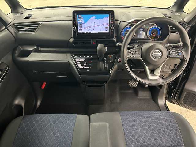 日産 ルークス HWS X プロパイロットED 長崎県 2020(令2)年 5.4万km ブラック 純正９インチナビ/(CD/DVD/AUX/フルセグ/Bluetooth)/全方位カメラ/両側電動ドア/ＥＴＣ/ドライブレコーダー/LEDヘッドライト/オートライト/オートハイビーム/アイドリングストップ/クリアランスソナー/横滑り防止装置/衝突軽減システム/電子パーキング/オートホールドブレーキ/プッシュスタート/スマートキー