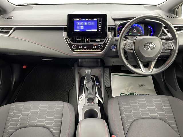 トヨタ カローラ スポーツ ハイブリッドG Z 宮城県 2019(平31)年 6.3万km ホワイトパールクリスタルシャイン 禁煙車/モデリスタエアロ（FR）/トヨタセーフティーセンス/・プリクラッシュセーフティーシステム/・レーントレーシングアシスト/・オートマチックハイビーム/・リアクロストラフィックアラート/・ロードサインアシスト/・クリアランスソナー/ブラインドスポットモニター/レーダークルーズコントロール/純正7インチナビ/・BT.CD.DVD.SD.AM.FM/バックカメラ/ビルトインETC/純正ドラレコ（F）/電動パーキングブレーキ/オートホールド/革巻きステアリング/ステアリングスイッチ/プッシュスタート/スマートキー/純正フロアマット/純正18インチアルミホイール/LEDヘッドライト/LEDフォグランプ/横滑り防止機能