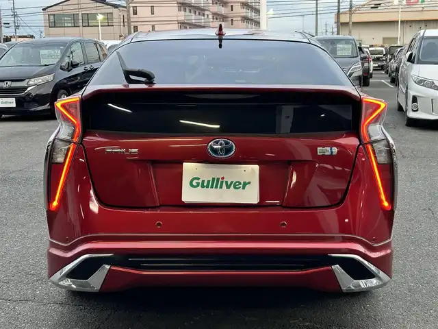 トヨタ プリウス A ツーリングセレクション 静岡県 2016(平28)年 8.5万km エモーショナルレッド 純正SD９インチナビ/Bluetooth/CD/DVD/USB/AUX/HDMI/ETC/バックカメラ/フルセグ/パーキングアシスト/シートヒーターD＋N/クルーズコントロール追従有/モデリスタホイール/AC100V/フロントフォグランプ/ヘッドアップディスプレイ