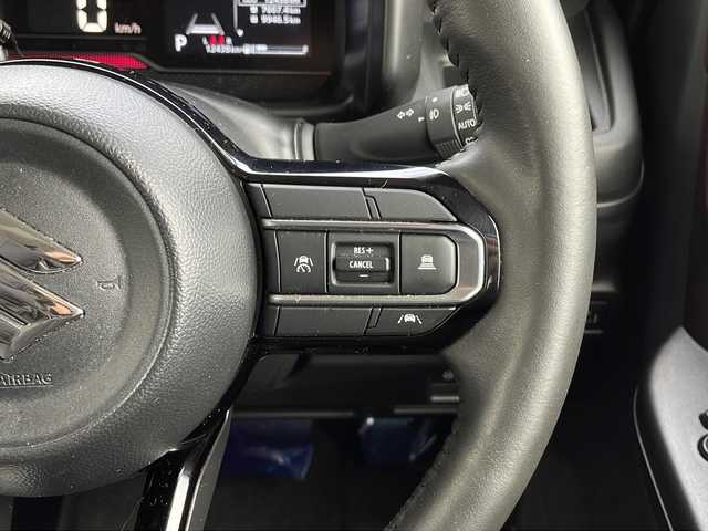 スズキ スペーシア カスタム HYBRID XS 山口県 2025(令7)年 1.3万km ブルーイッシュブラックパール3 社外メモリナビ【MDV-D310】/・ワンセグテレビ/・Bluetooth/・AM/FM/CD/DVD/・AUX/・USB／iPod/・SMART USEN/バックカメラ/ドライブレコーダー/両側パワースライドドア/スマートキー/プッシュスタート/電動パーキングブレーキ/ヘッドアップディスプレイ/シートヒーター（運転席＋助手席）/ステアリングヒーター/シガーソケット/USB入力端子×２/サーキュレーター/デュアルセンサーブレーキサポートII/・誤発進抑制機能/・後方誤発進抑制機能/・低速時ブレーキサポート/・パーキングセンサー/・車線逸脱警報機能/・車線逸脱抑制機能/・ふらつき警報機能/・発進お知らせ機能/・標識認識機能/・ヘッドアップディスプレイ/・アダプティブクルーズコントロール/・車線維持支援機能/純正15インチAW