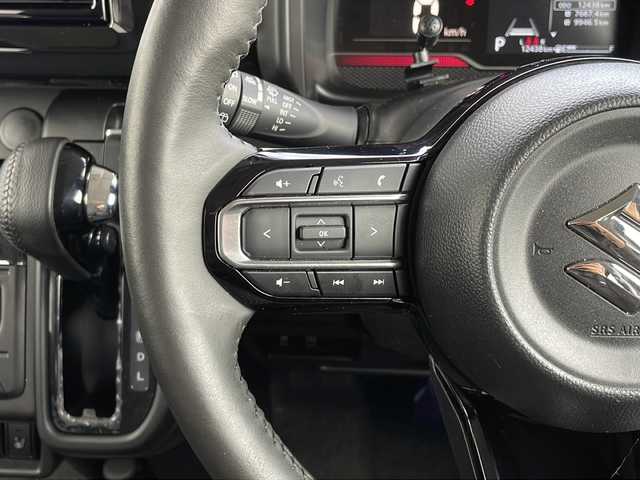 スズキ スペーシア カスタム HYBRID XS 山口県 2025(令7)年 1.3万km ブルーイッシュブラックパール3 社外メモリナビ【MDV-D310】/・ワンセグテレビ/・Bluetooth/・AM/FM/CD/DVD/・AUX/・USB／iPod/・SMART USEN/バックカメラ/ドライブレコーダー/両側パワースライドドア/スマートキー/プッシュスタート/電動パーキングブレーキ/ヘッドアップディスプレイ/シートヒーター（運転席＋助手席）/ステアリングヒーター/シガーソケット/USB入力端子×２/サーキュレーター/デュアルセンサーブレーキサポートII/・誤発進抑制機能/・後方誤発進抑制機能/・低速時ブレーキサポート/・パーキングセンサー/・車線逸脱警報機能/・車線逸脱抑制機能/・ふらつき警報機能/・発進お知らせ機能/・標識認識機能/・ヘッドアップディスプレイ/・アダプティブクルーズコントロール/・車線維持支援機能/純正15インチAW