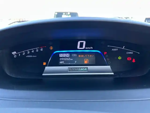 ホンダ フリード スパイク ハイブリット ジャストセレクション 愛知県 2012(平24)年 9.1万km モダンスティールM /禁煙//黒半革シート//純正フリップダウンモニター//純正ナビ//CD/DVD/BT/MSV/USB/地デジTV//バックカメラ//ドライブレコーダー//ETC//両側パワースライドドア//クルーズコントロール//LEDオートライト//革巻きステアリング//ステアリングスイッチ//横滑り防止装置//盗難防止装置//電動格納ウインカーミラー//バニティミラー//純正フロアマット//ドアバイザー//ホイールキャップ//スペアスマートキー//新車時保証書//取扱説明書