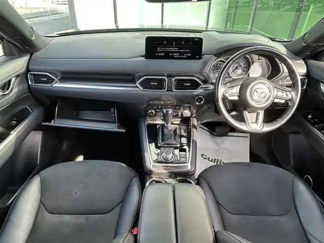 マツダ ＣＸ－８ 25S ブラックトーンED 和歌山県 2021(令3)年 3.6万km ジェットブラックマイカ 【純正12.3インチナビ/全方位カメラ/衝突軽減ブレーキ/レーダークルコン/前後コーナーセンサー/ブラインドスポットモニター/オートライト/ETC/ヘッドアップディスプレイ/電動リアゲート/シートヒーター/パワーシート/ステアリングヒーター/ステアリングリモコン/オートホールド/ドアバイザー/プッシュスタート