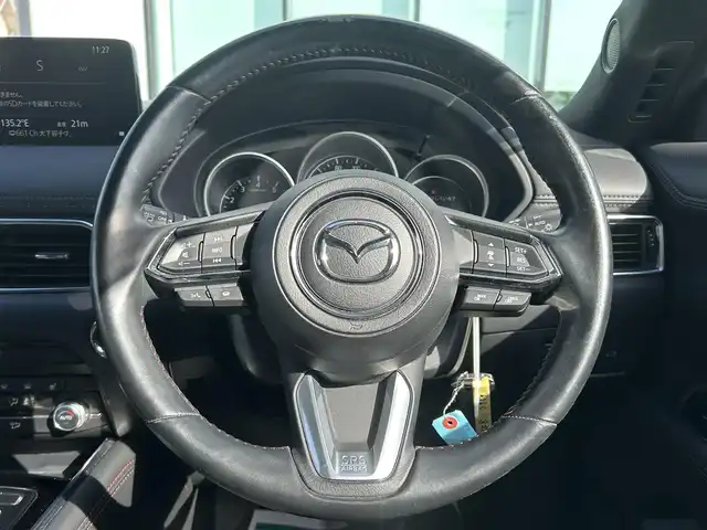 マツダ ＣＸ－８ 25S ブラックトーンED 和歌山県 2021(令3)年 3.6万km ジェットブラックマイカ 【純正12.3インチナビ/全方位カメラ/衝突軽減ブレーキ/レーダークルコン/前後コーナーセンサー/ブラインドスポットモニター/オートライト/ETC/ヘッドアップディスプレイ/電動リアゲート/シートヒーター/パワーシート/ステアリングヒーター/ステアリングリモコン/オートホールド/ドアバイザー/プッシュスタート