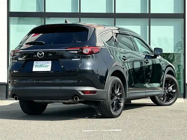 マツダ ＣＸ－８ 25S ブラックトーンED 和歌山県 2021(令3)年 3.6万km ジェットブラックマイカ 【純正12.3インチナビ/全方位カメラ/衝突軽減ブレーキ/レーダークルコン/前後コーナーセンサー/ブラインドスポットモニター/オートライト/ETC/ヘッドアップディスプレイ/電動リアゲート/シートヒーター/パワーシート/ステアリングヒーター/ステアリングリモコン/オートホールド/ドアバイザー/プッシュスタート