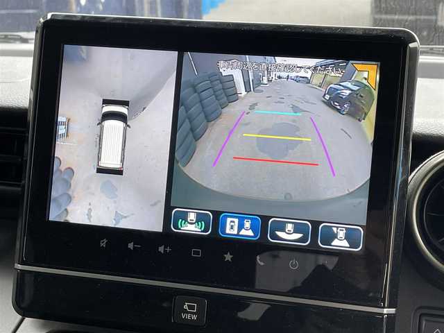 スズキ スペーシア ギア HYBRID XZターボ 滋賀県 2022(令4)年 3.2万km クールカーキパールメタリック/ガンメタリック2トーン 純正9型ナビ/【Bluetooth/USB/AppleCarPlay/AndroidoAuto/フルセグTV】/全方位カメラ/パドルシフト/シートヒーター/追従クルーズコントロール/ステアリングリモコン/スマートキー/純正１４AW/ルーフレール/ビルトインETC