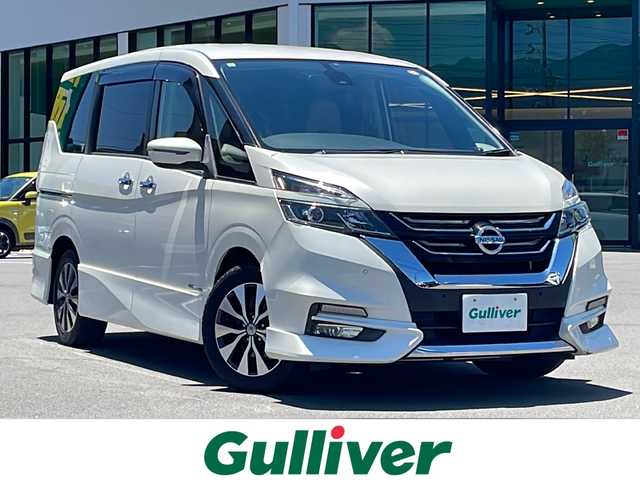 日産 セレナ ハイウェイスター プロパイロットED 長野県 2016(平28)年 5.3万km ブリリアントホワイトパール プロパイロット/純正9インチナビ/     フルセグ/Bluetooth/CD/DVD/Blu-ray/純正フリップダウンモニター/両側パワースライドドア/フロント/バックソナー/LEDヘッドライト/バックカメラ/純正16インチアルミホイール/二列目ロールサンシェード/バックテーブル/ステアリングスイッチ/ETC/電子パーキングブレーキ/AUTOHOLD