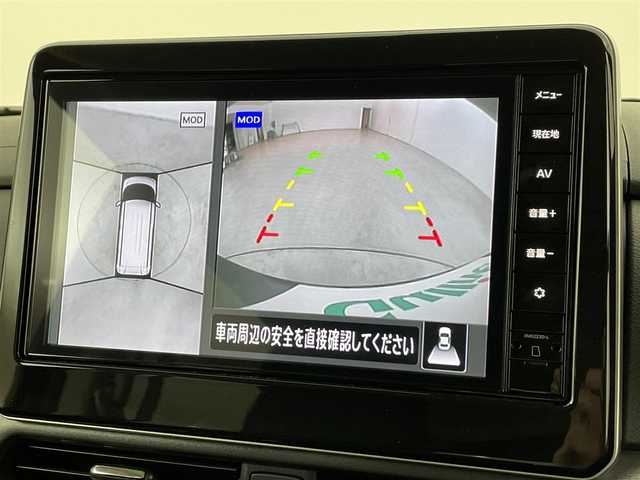 日産 ルークス ハイウェイスター Gターボ 福岡県 2024(令6)年 0.2万km ブラック 純正９型ナビ（フルセグＴＶ）　/全方位カメラ　/ＥＴＣ　/セーフティ・シールドスイッチ　/エマージェンシーブレーキ　/レーンキープ　/先行車発進お知らせ　/コーナーセンサー　/両側電動スライドドア　/純正１５インチＡＷ
