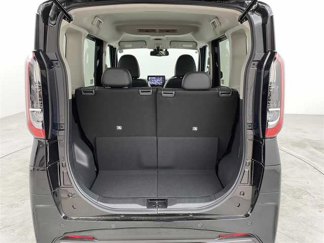 日産 ルークス ハイウェイスター Gターボ 福岡県 2024(令6)年 0.2万km ブラック 純正９型ナビ（フルセグＴＶ）　/全方位カメラ　/ＥＴＣ　/セーフティ・シールドスイッチ　/エマージェンシーブレーキ　/レーンキープ　/先行車発進お知らせ　/コーナーセンサー　/両側電動スライドドア　/純正１５インチＡＷ