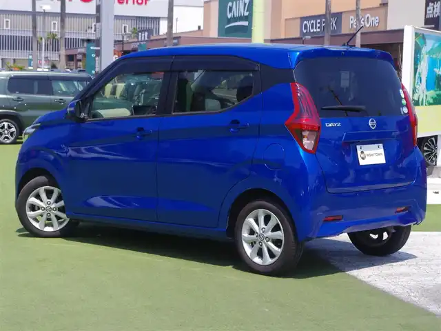 日産 デイズ X 千葉県 2020(令2)年 2.8万km オーシャンブルーP エマージェンシーブレーキ/純正メモリーナビ/地デジTV/【CD再生機能　Bluetooth接続】/アラウンドビューモニター/ステアリングスイッチ/ETC/ウインカーミラー/コーナーセンサー/純正14インチアルミホイル/サイド/カーテンエアバッグ/インテリジェントキー