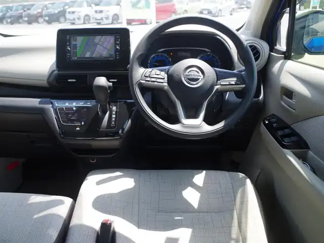 日産 デイズ X 千葉県 2020(令2)年 2.8万km オーシャンブルーP エマージェンシーブレーキ/純正メモリーナビ/地デジTV/【CD再生機能　Bluetooth接続】/アラウンドビューモニター/ステアリングスイッチ/ETC/ウインカーミラー/コーナーセンサー/純正14インチアルミホイル/サイド/カーテンエアバッグ/インテリジェントキー