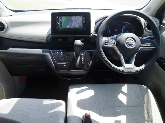 日産 デイズ X 千葉県 2020(令2)年 2.8万km オーシャンブルーP エマージェンシーブレーキ/純正メモリーナビ/地デジTV/【CD再生機能　Bluetooth接続】/アラウンドビューモニター/ステアリングスイッチ/ETC/ウインカーミラー/コーナーセンサー/純正14インチアルミホイル/サイド/カーテンエアバッグ/インテリジェントキー