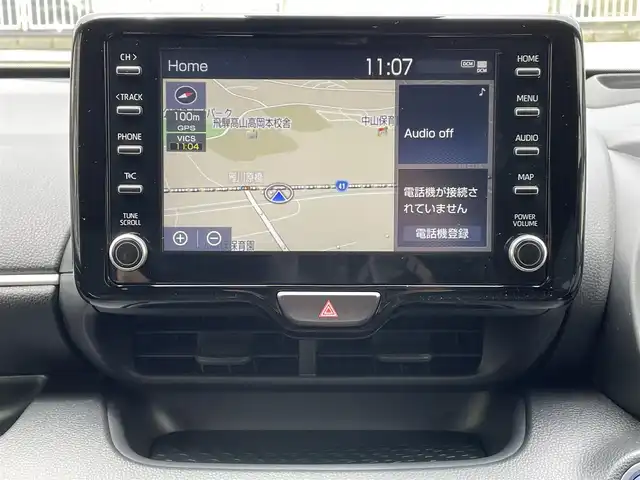 トヨタ ヤリス ハイブリッド Z 岐阜県 2021(令3)年 2.4万km ブラック/シアンメタリック 純正メモリナビ/AM FM BT USB/バックカメラ/追従式クルーズコントロール/前後コーナーセンサー/前後ドライブレコーダー/純正フロアマット/フルエアロ/純正フロアマット/オートライト/ウインカーミラー/LEDライト