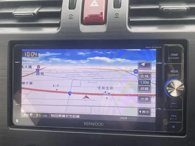 スバル インプレッサ スポーツ 2．0i－S アイサイト 石川県 2013(平25)年 8万km ダークグレーメタリック 社外メモリーナビ/社外CD/DVD/BT/地デジ/バックカメラ/ドラレコ/純正17インチアルミ/サイドバイザー/スペアキー/保証書・取説