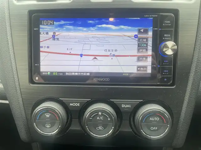 スバル インプレッサ スポーツ 2．0i－S アイサイト 石川県 2013(平25)年 8万km ダークグレーメタリック 社外メモリーナビ/社外CD/DVD/BT/地デジ/バックカメラ/ドラレコ/純正17インチアルミ/サイドバイザー/スペアキー/保証書・取説