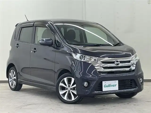 日産 デイズ ハイウェイスターG 道央・札幌 2014(平26)年 1.7万km プレミアムパープルP /4WD//純正ナビ/（CD/DVD/BT/SD/ラジオ/フルセグ）//寒冷地仕様//バックカメラ//全周囲モニター//アイドリングストップ//オートライト//フォグランプ//オートエアコン//純正エンジンスターター //シートヒーター（運転席）//プッシュスタート//電動格納ミラー