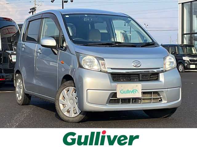 ダイハツ ムーヴ L SA 道央・札幌 2013(平25)年 8.6万km ブライトシルバーメタリック ４WD/純正オーディオ/AM/FM/CD/AUX/衝突被害軽減ブレーキ/横滑り防止装置/ドライブレコーダー/アイドリングストップ/リモコンキー/ハロゲンヘッドライト/ヘッドライトレベライザー/電動格納ミラー/純正フロアマット/ドアバイザー/スペアキー