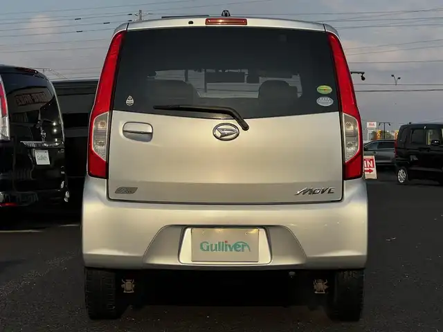 ダイハツ ムーヴ L SA 道央・札幌 2013(平25)年 8.6万km ブライトシルバーメタリック ４WD/純正オーディオ/AM/FM/CD/AUX/衝突被害軽減ブレーキ/横滑り防止装置/ドライブレコーダー/アイドリングストップ/リモコンキー/ハロゲンヘッドライト/ヘッドライトレベライザー/電動格納ミラー/純正フロアマット/ドアバイザー/スペアキー