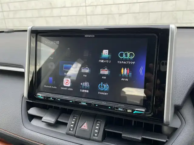 トヨタ ＲＡＶ４ アドベンチャー 福岡県 2019(令1)年 6万km アッシュグレーメタリック/アティチュードブラックマイカ 2トーン 社外9型SDナビ(フルセグTV/CD/DVD/BT)/バックカメラ/ブラインドスポット/オートホールド/コーナーセンサー/電動リア/ドラレコ/クルコン/ETC/USB/ダウンヒル/純正フロアマット/純正LED/スペアキー/プッシュスタート/スマートキー