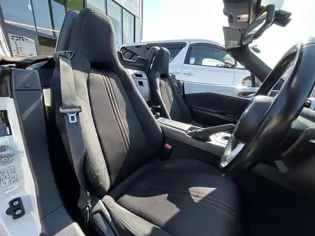 マツダ ロードスター S スペシャルパッケージ 長崎県 2015(平27)年 6.2万km アークティックホワイト 純正ナビ（AM/FM/フルセグ/BT/DISC)/サンルーフ/ETC/アイドリングストップ/LEDヘッドライト/純正フロアマット/純正16インチアルミホイール/保証書/取扱説明書