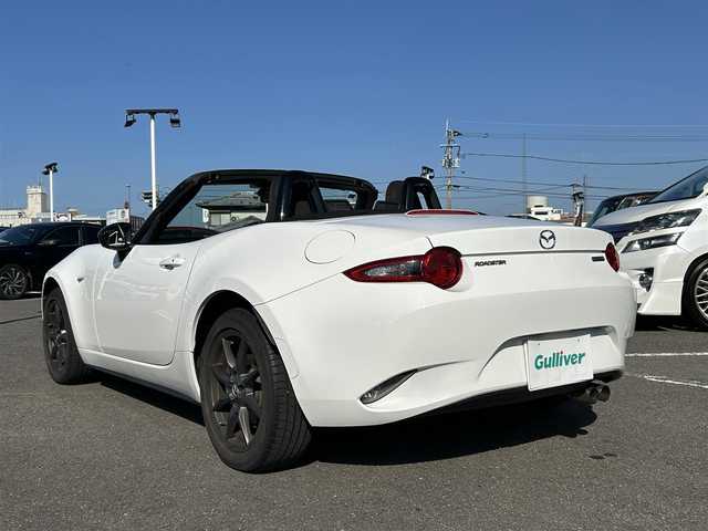 マツダ ロードスター S スペシャルパッケージ 長崎県 2015(平27)年 6.2万km アークティックホワイト 純正ナビ（AM/FM/フルセグ/BT/DISC)/サンルーフ/ETC/アイドリングストップ/LEDヘッドライト/純正フロアマット/純正16インチアルミホイール/保証書/取扱説明書