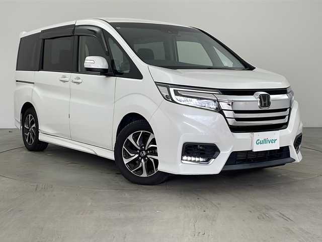 ホンダ ステップワゴン スパーダ ホンダセンシング 兵庫県 2018(平30)年 9.1万km プラチナホワイトパール ・純正9インチナビ/・CD・DVD・TV・SV・BT・USB・Apple　Carplay)/・衝突軽減ブレーキ/・アダプティブクルーズコントロール/・レーンキーピングアシスト/・標識認識機能/・先行者発進お知らせ/・ビルトインETC/・純正ドライブレコーダー/・パドルシフト/・2列目サンシェード/・ECON/・純正16インチホイール/・オートレベリングLEDヘッドライト/・プッシュスタート/・スマートキー/・スペアキー