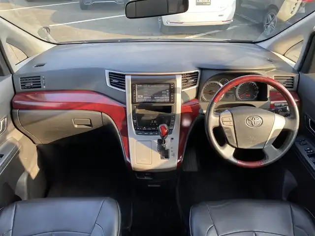 トヨタ ヴェルファイア 2．4Z 福岡県 2008(平20)年 19.6万km ボルドーマイカメタリック ・純正ナビ／ＡＵＸ／ＳＤ/・バックカメラ/・ワンセグテレビ/・ＥＴＣ/・純正１８ＡＷ/・取扱説明書/・保証書/・フリップダウンモニター