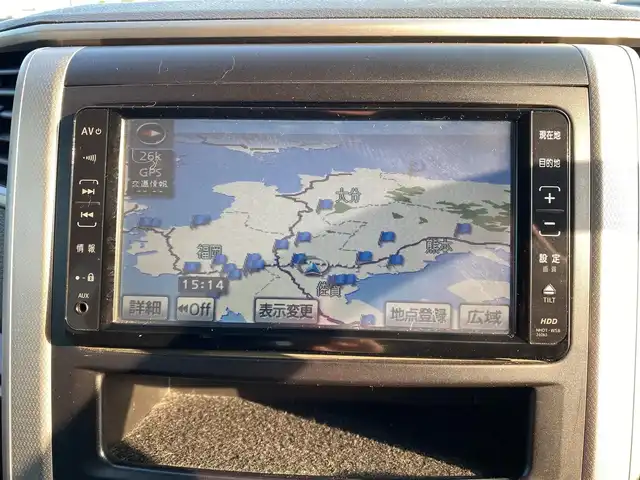 トヨタ ヴェルファイア 2．4Z 福岡県 2008(平20)年 19.6万km ボルドーマイカメタリック ・純正ナビ／ＡＵＸ／ＳＤ/・バックカメラ/・ワンセグテレビ/・ＥＴＣ/・純正１８ＡＷ/・取扱説明書/・保証書/・フリップダウンモニター