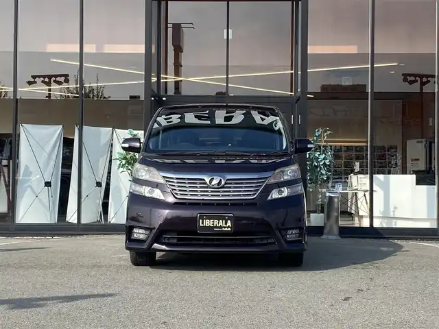 トヨタ ヴェルファイア 2．4Z 福岡県 2008(平20)年 19.6万km ボルドーマイカメタリック ・純正ナビ／ＡＵＸ／ＳＤ/・バックカメラ/・ワンセグテレビ/・ＥＴＣ/・純正１８ＡＷ/・取扱説明書/・保証書/・フリップダウンモニター