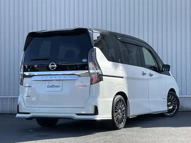 日産 セレナ オーテック スポーツスペック 神奈川県 2020(令2)年 2.6万km ブリリアントホワイトパール 2トーン 純正ナビ(10インチ)/フリップダウンモニター　/両側パワースライドドア　/プロパイロット　/オートエアコン　/ＥＴＣ　/ドラレコ　/アラウンドビューモニター　/バックカメラ/純正アルミホイール　　/オーテック専用エアロ/ＬＥＤオートヘッドライト/ハイビームアシスト