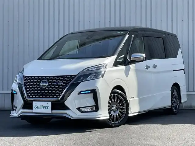 日産 セレナ オーテック スポーツスペック 神奈川県 2020(令2)年 2.6万km ブリリアントホワイトパール 2トーン 純正ナビ(10インチ)/フリップダウンモニター　/両側パワースライドドア　/プロパイロット　/オートエアコン　/ＥＴＣ　/ドラレコ　/アラウンドビューモニター　/バックカメラ/純正アルミホイール　　/オーテック専用エアロ/ＬＥＤオートヘッドライト/ハイビームアシスト