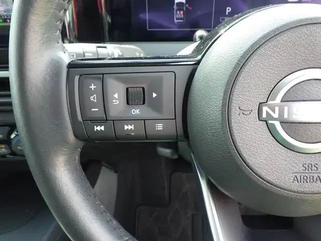 日産 ノート X 千葉県 2022(令4)年 2.3万km ピンク エマージェンシーブレーキ/9インチ純正メモリーナビ/地デジTV/【CD再生機能　Bluetooth接続】/ドライブレコーダー（DH5-D）/革巻きステアリング/ステアリングヒーター/ステアリングスイッチ/LEDヘッドライト/フォグライト/ウインカーミラー/コーナーセンサー/サイド/カーテンエアバッグ/インテリジェントキー