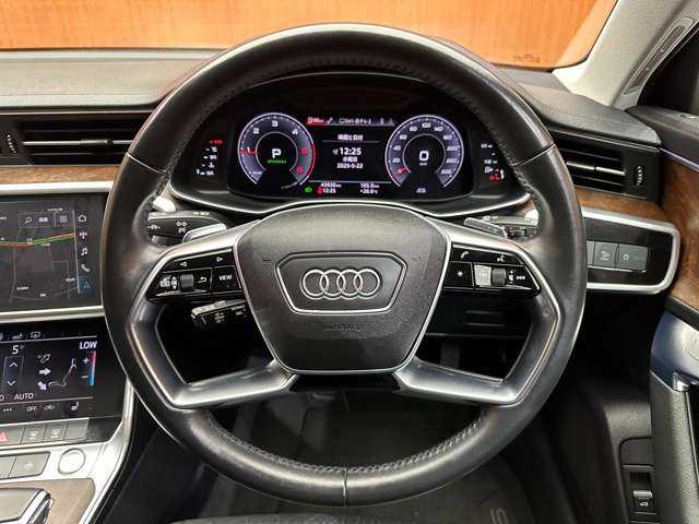アウディ Ａ６ アバント 40TDIクワトロ 千葉県 2020(令2)年 4.4万km グレイシアホワイトメタリック バーチャルコックピット　/純正ナビ　/３６０°カメラ　/ＡＣＣ　/ＢＳＭ　/ＬＥＤヘッドライト　/オートライト　/電動リアゲート　/黒革　/シートヒーター　/パワーシート　/ＥＴＣ２．０　/純正１８インチＡＷ